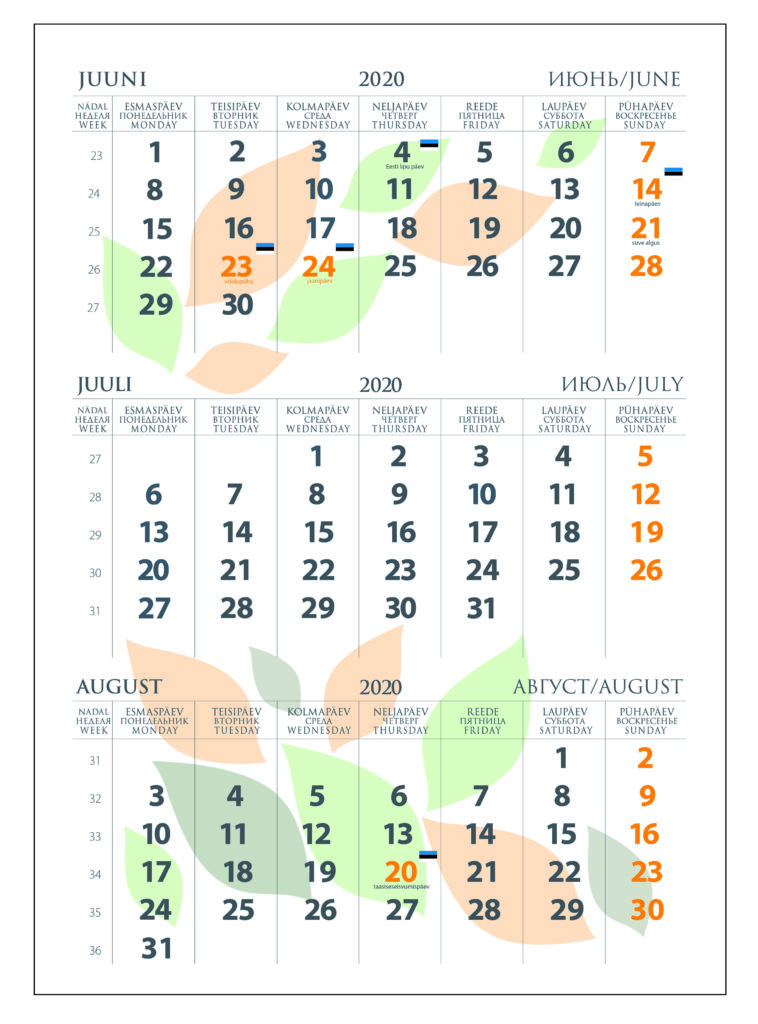Kalender kujundus